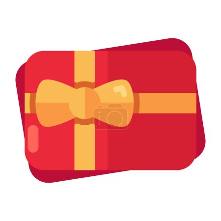 A unique design icon of gift card 