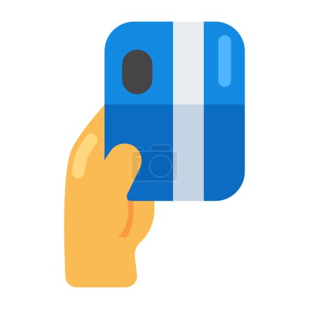 Kartenzahlungssymbol im trendigen Vektordesign