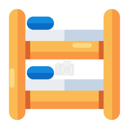 Premium download icon of bunk bed