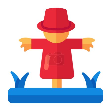 An icon design of scarecrow 