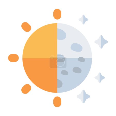 Moderne Design-Ikone des Sonnensystems, Planeten-Vektor 