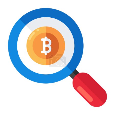 Un icono de diseño de bitcoin
