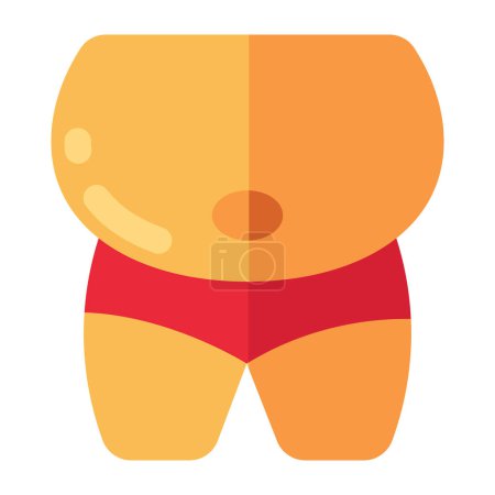 Trendige Design-Ikone der Fettleibigkeit 