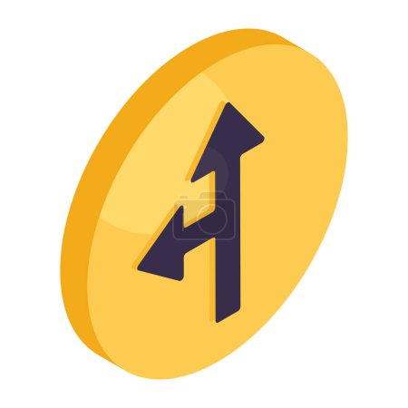 Un icono de diseño de la placa de dirección 