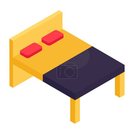 Premium download icon of bed