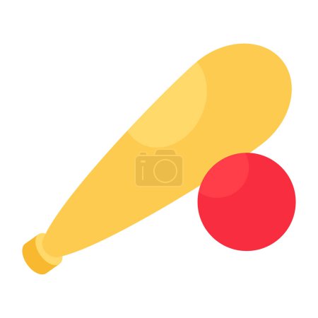Icono de diseño editable del béisbol 