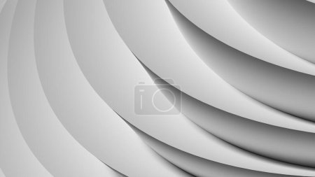 Photo for Sharp and linear modern art minimal flat ray has a sharp design and curved gray abstract, elegant and modern 3D rendering imagehigh Resolution 3D rendering image - Royalty Free Image