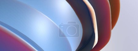 Téléchargez les photos : Pliages torsadés de cylindres pop Bleu et rose élégant et moderne rendu 3D image fond haute résolution rendu 3D image - en image libre de droit