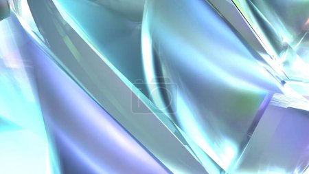 Foto de Vidrio Prisma Reflexión y Difusión de Refracción Crystal Elegante Imagen de Renderizado 3D Moderna Fondo Abstracto Imagen de renderizado 3D de alta resolución - Imagen libre de derechos