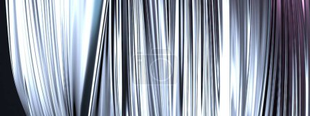 Rosa y azul ondulado metal placa reflexión moderno artístico delicado elegante moderno 3D renderizado abstracto fondo alta calidad 3d ilustración