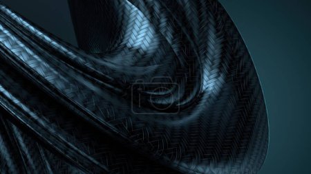 Carbon Organic Geometric Futuristic Mystical Elegant Modern 3D Rendering Abstract Background High quality 3d illustration