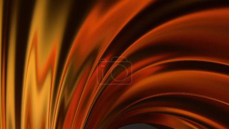 Beauty of Contemporary Bezier Curves Like Gorgeous Curtains of Gold Elegant and Modern 3D Rendering Abstract Background High quality 3d illustration
