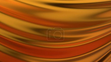 Photo for Abstract Background of Modern 3D Rendering with Contemporary Bejeweled Curves Elegant and Modern like Gold Gorgeous Curtains High quality 3d illustration - Royalty Free Image