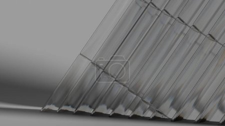 Piso de Hormigón con Cristal y Muros con Fondo Abstracto de lo Contemporáneo Limpio Simple Elegante y Moderno 3D Renderizado de Elementos de Arquitectura y Diseño. ilustración 3d de alta calidad