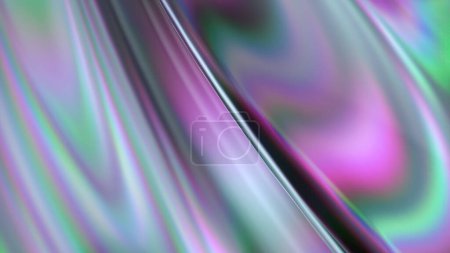 Refracción de cristal y vidrio cromado y reflexión exuberante claro elegante moderno 3D renderizado fondo abstracto alta calidad 3d ilustración