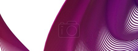 Purple and Blue Thin Curved Delicate Lines Luxury Bezier Curve Art Isolated Elegant Modern 3D Rendering Abstract Background High quality 3d illustration