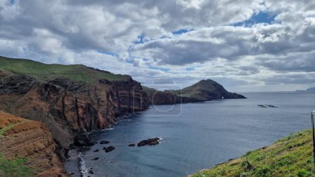 The Saint Laurent Peninsula on Madeira Island is a stunning natural enclave, renowned for its rugged cliffs and breathtaking coastal views. Visitors flock to this picturesque spot to soak in the beauty of the Atlantic Ocean.