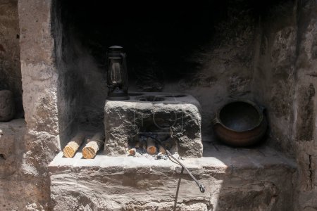 Téléchargez les photos : Vieilles cuisines et ustensiles du couvent de Santa Catalina à Arequipa, Pérou. - en image libre de droit
