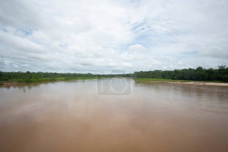 Photo for Views of the city of Yurimaguas and Huallaga river in the Peruvian jungle. - Royalty Free Image