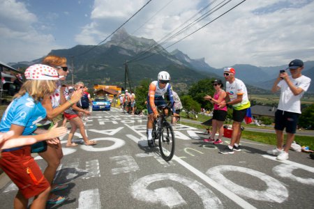 Téléchargez les photos : NICHOLAS SCHULTZ (ISRAEL - PREMIER TECH / ISR) en contre-la-montre au Tour de France 2023. - en image libre de droit