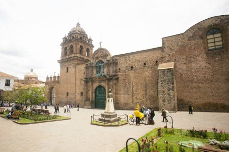 Photo for Cusco, Peru; 1st January 2023: Basilica Menor de la Merced in the historic center of Cusco. - Royalty Free Image