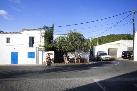 Téléchargez les photos : Bar Restaurant Can Anita à Sant Carlos île d'Ibiza, Espagne. - en image libre de droit