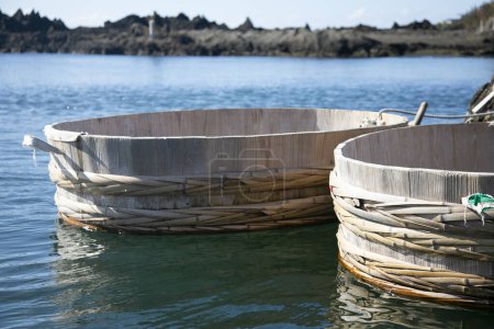 A tarai-bune, or tub-turned boat, is a traditional Japanese fishing boat found mainly on Sado Island in Niigata prefecture, Japan.