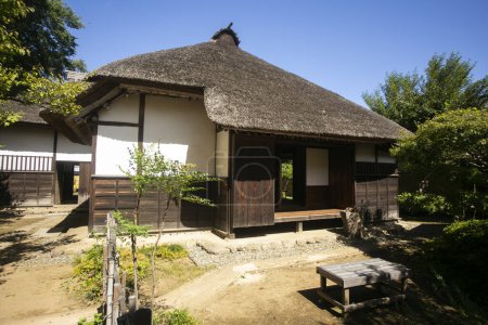 Foto de Antigua residencia samurai del periodo Edo y habitada por samuráis del dominio Sakura. - Imagen libre de derechos