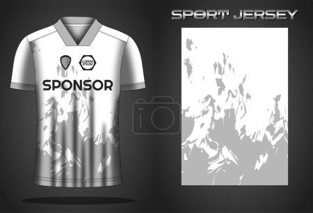 Jersey de fútbol camiseta deportiva plantilla de diseño