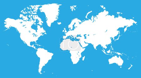 Map of the world. World map. Vector design.