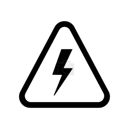 Electricity sign and symbol. Vector design.