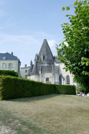 Foto de View from Fontevrault Abbey with details - Imagen libre de derechos