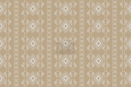 Illustration for Ethnic geometric stripes pattern. Vector aztec kilim geometric shape seamless pattern. Use for fabric, textile, home interior decoration elements, upholstery, wrapping. - Royalty Free Image