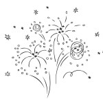 Fireworks. Set of sun rays, explosion effects, doodles on white background EPS Vector