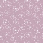  Delicate seamless repeating pattern with violet on a light lilac background, floral motif. Hand drawn leaves in a pattern for design, textile, wrapping paper and packaging design.Vector