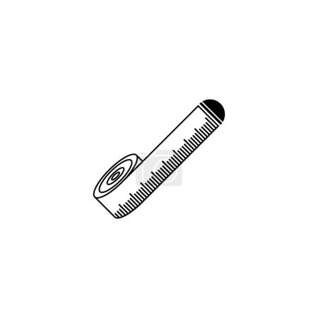 Ilustración de Ropa de medición, metro icono símbolo de signo vectorial - Imagen libre de derechos