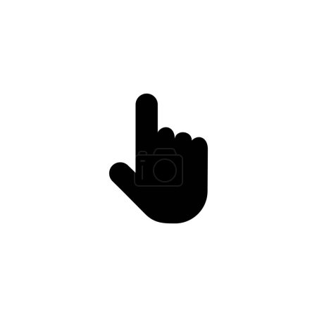 Illustration for Hand cursor icon, hand cursor vector - Royalty Free Image