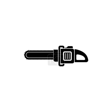 Illustration for Carpentry machine tools icon set vector symbol - Royalty Free Image