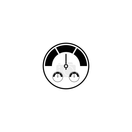 Ilustración de Icono de velocímetro conjunto vector símbolo - Imagen libre de derechos