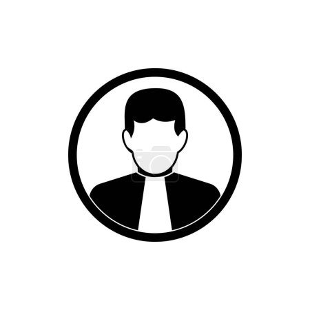 the lawyer icon, the lawyer vector illustrations