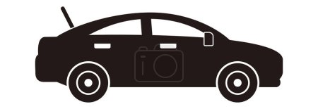 Téléchargez les illustrations : Car icon, car vector, private car icon vector sign symbol of transportations - en licence libre de droit