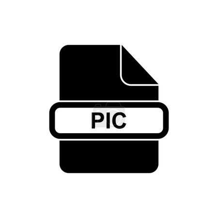 Téléchargez les illustrations : Format de fichier icône définir le signe vectoriel symbole - en licence libre de droit