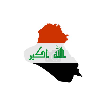 Ilustración de Banderas de Irak conjunto de iconos, Día de la independencia de Irak icono conjunto símbolo de signo vectorial - Imagen libre de derechos