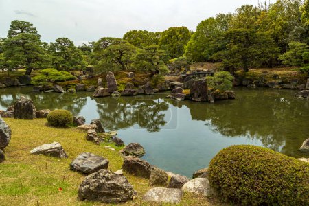 Foto de Palacio Imperial de Kyoto en primavera, Japón - Imagen libre de derechos