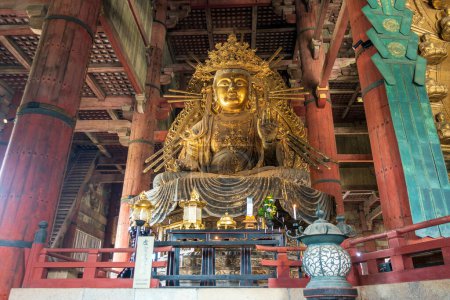 Photo for Nara Daibutsu is one of the most famous buddha statues in Japan - Royalty Free Image