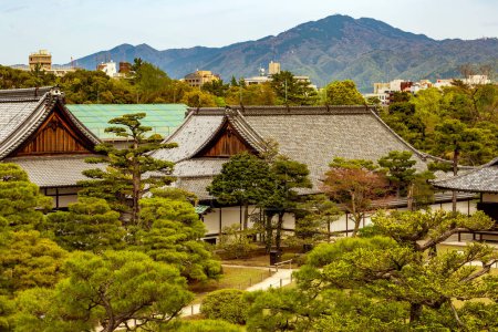 Kyoto Imperial Palace in spring time, Japan