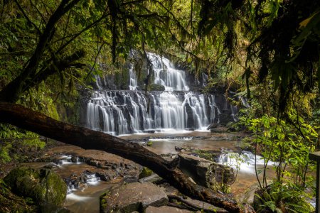 Photo for Punakaiki Falls in The Catlins, South Island of New Zealand - Royalty Free Image