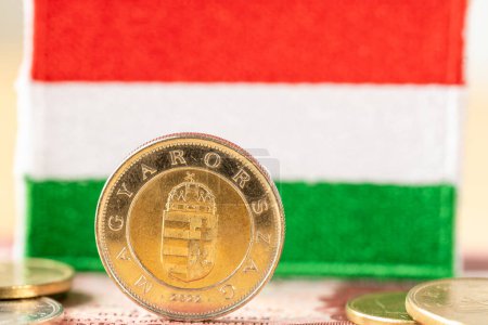 Hungarian forint exchange rate, Hungarian economy, Hungary money, business and financial concept