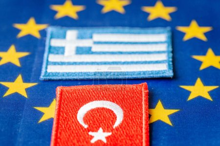 Symboles de la Turquie en tant que candidat à l'Union européenne et de la Grèce en tant que membre de l'Europe unie, Concept, Concept commercial et politique, Drapeau de l'Union européenne
