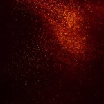 Abstract red background with sparkles and shadows. Fluidity, waves, glitter, fluid, glitter, shimmer.